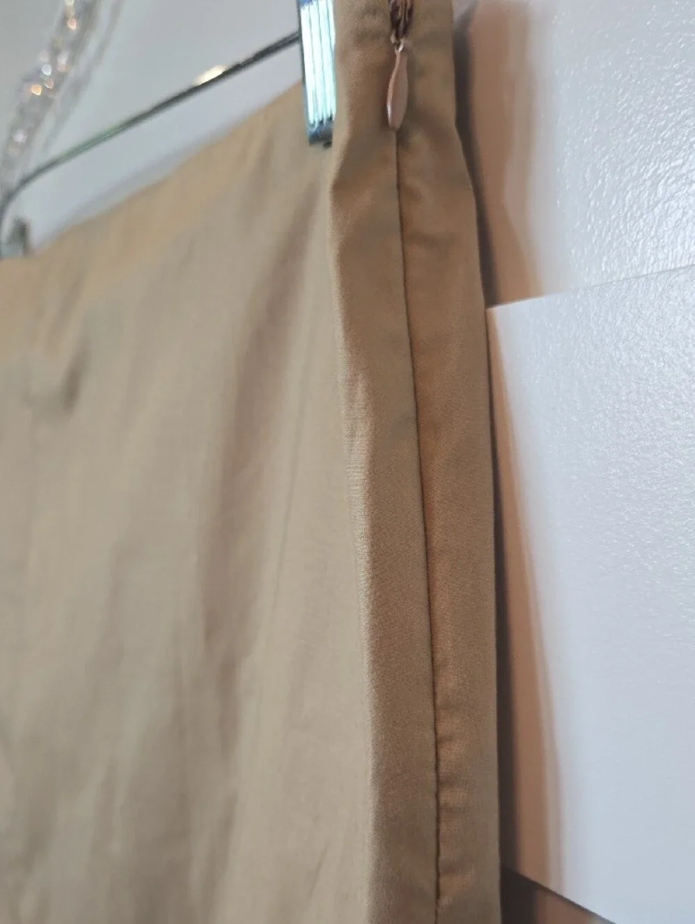 Ann Taylor Tan Pencil Skirt Size 14 NWT Cotton Stretch